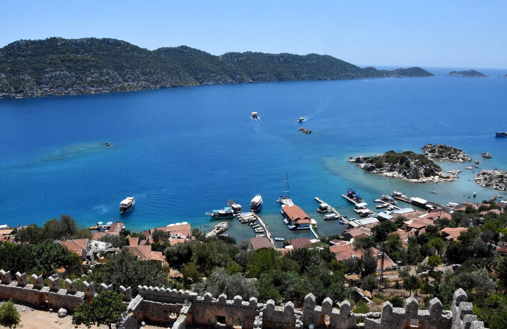 Antalya Kaleköy - Demre'de Tarihi Antik Şehir Antalya Kaleköy - Demre'de Tarihi Antik Şehir
